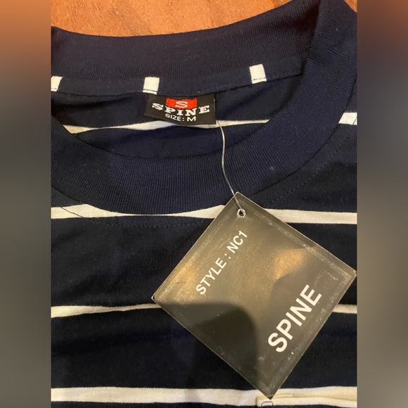 Navy Striped T-Shirt - Picture 2 of 2